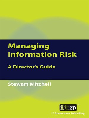 cover image of Managing Information Risk